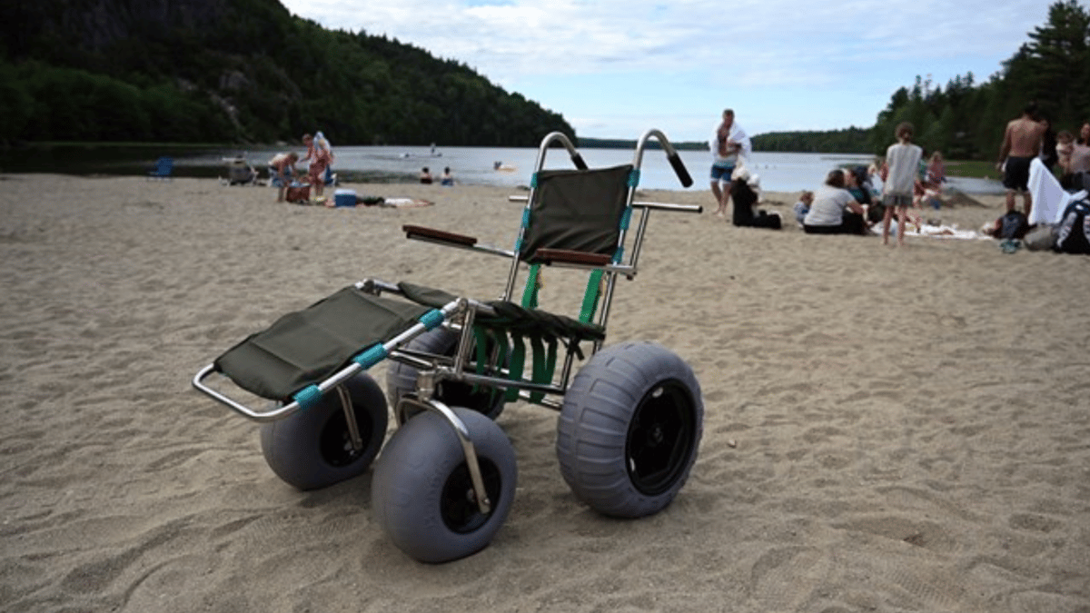 Beach wheelchair